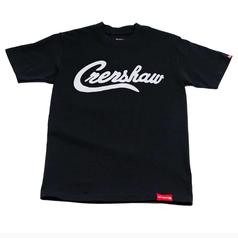 The Marathon Clothing Black Crenshaw Tee